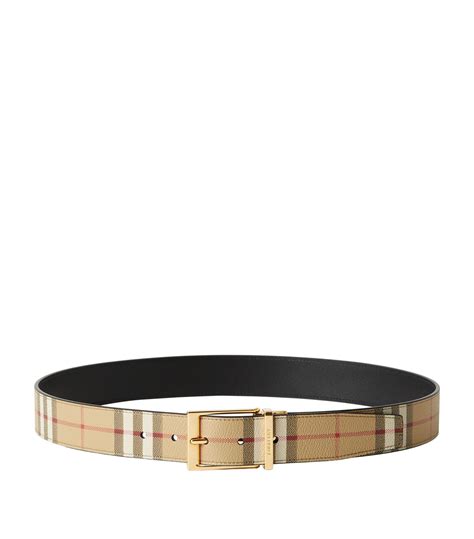 burberry reversible house check belt|authentic burberry belt.